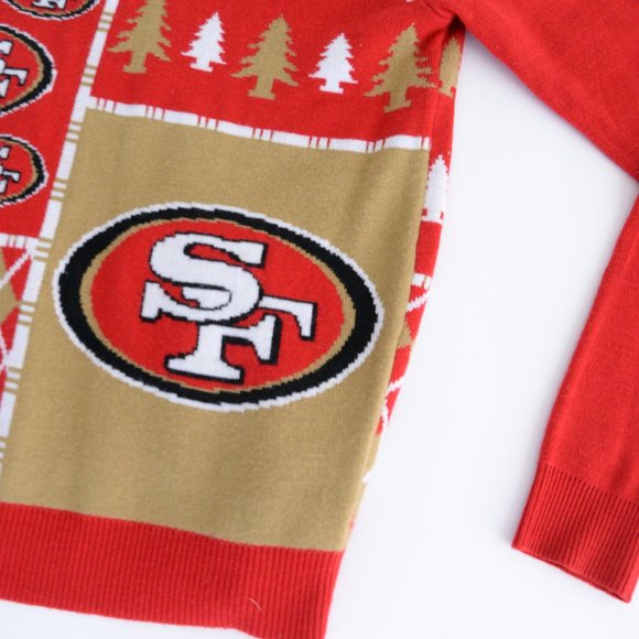 NFL San Francisco 49ers Festive Crewneck Sweater - Picture 6 of 10